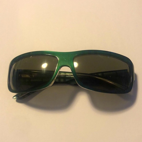 BURBERRY By Safilo Dark Green 130B8453/S AR8K0 Sunglasses Authentic - Picture 1 of 10